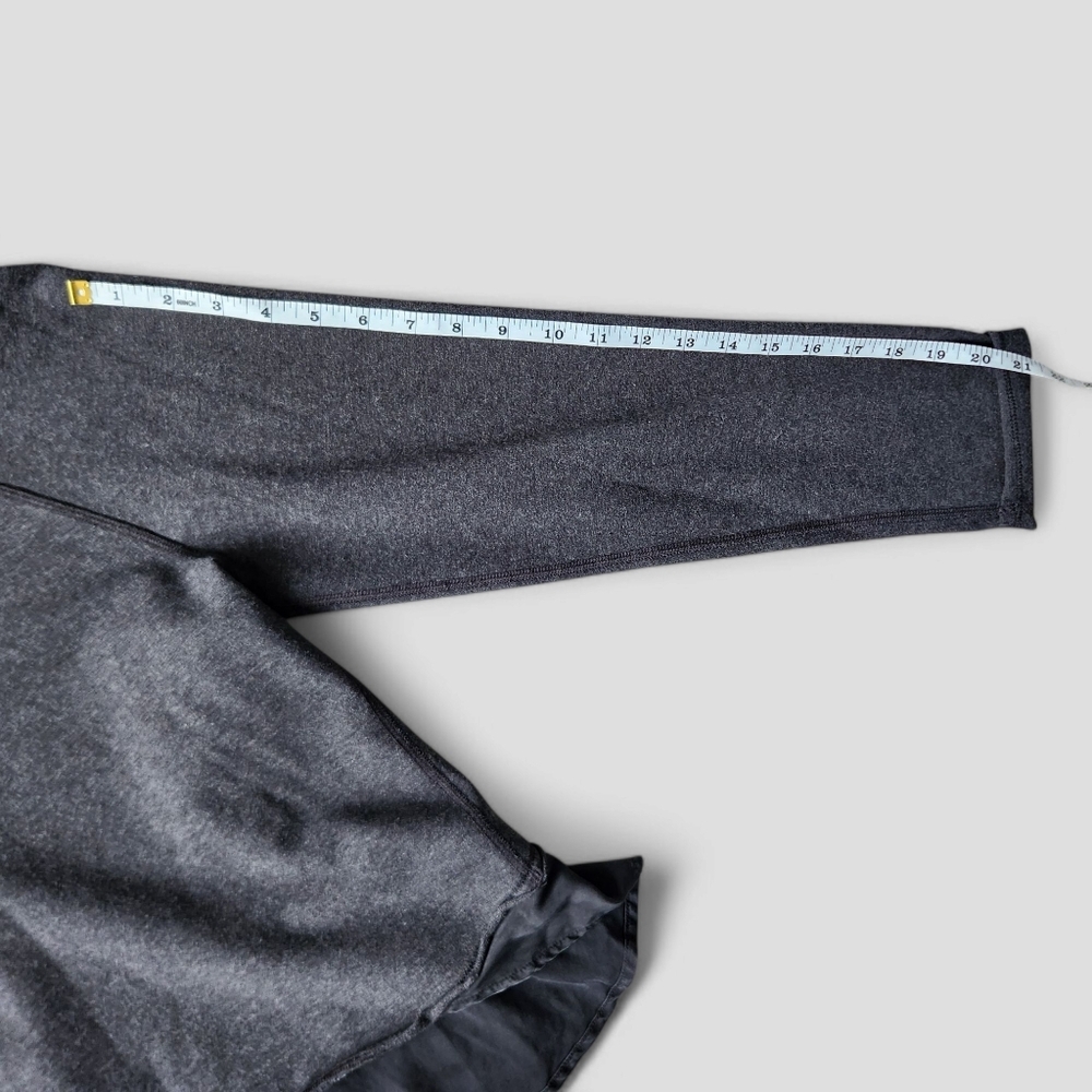 Lululemon Pull Me Over Hoodie Hooded Sweatshirt Heathered Dark Fairy Black Sz M - Picture 8 of 10